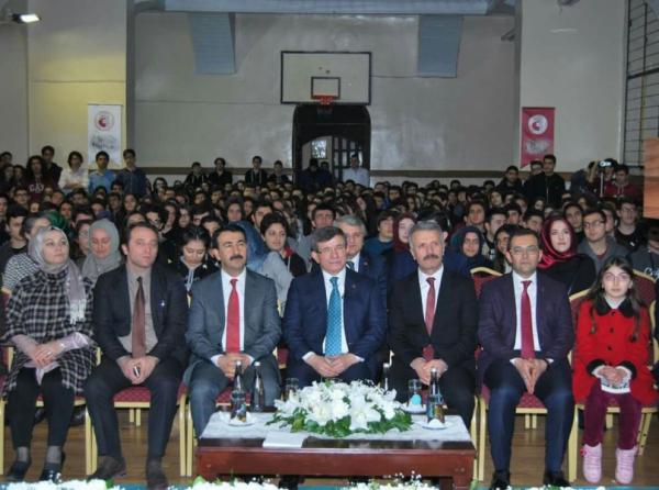 Türkiye Cumhuriyeti 26. Başbakanı Prof. Dr. Ahmet DAVUTOĞLU okulumuzda