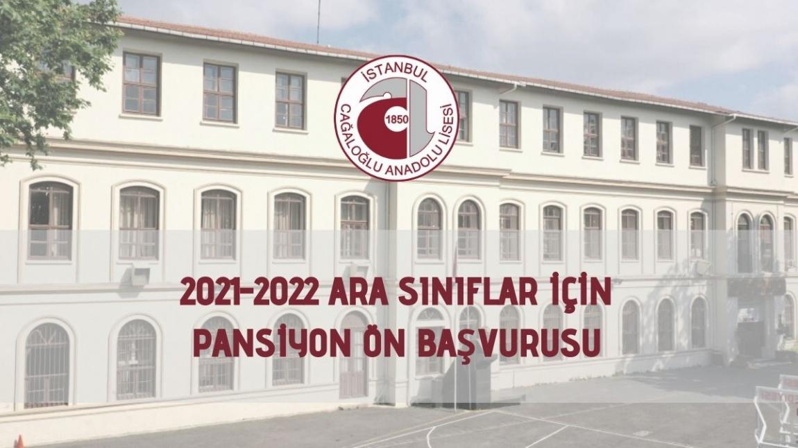 2021-2022 Ara Sınıflar İçin Pansiyon Ön Başvuruları